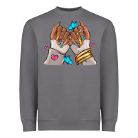 Storm Afro woman nail art Heavyweight Sweatshirt - RanaPortraitStore