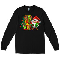 Black ho ho ho santa gnomes Long Sleeve Tee - FaDigitalArtStudio