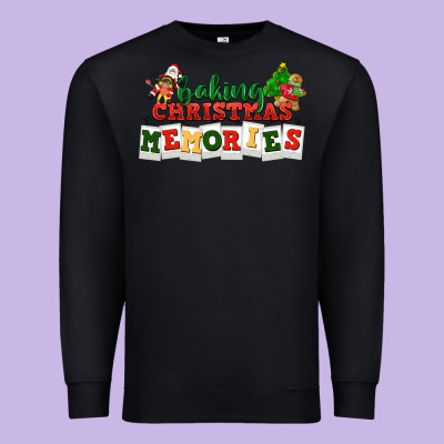 Baking Christmas Memories Premium Sweatshirt Designed By Nancycooperartshop