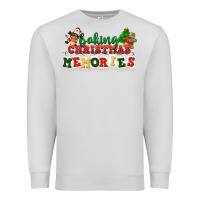 Dove Grey Baking Christmas memories Premium Sweatshirt - NancyCooperArtShop