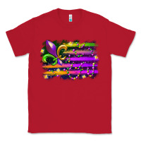 Red mardi gras flag Classic Tee - RacoonDesign