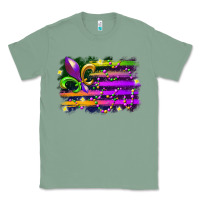 Sage mardi gras flag Classic Tee - RacoonDesign