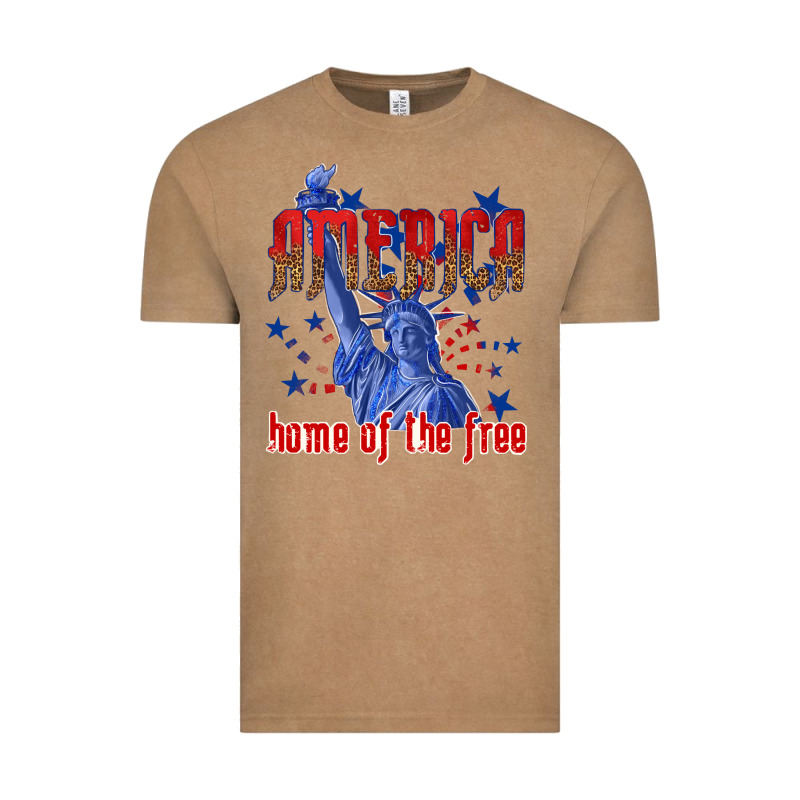 America Home Of The Free Vintage Tee by texasbilliewilder | Teevron