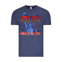 Vintage Denim America home of the free Vintage Tee - texasbilliewilder