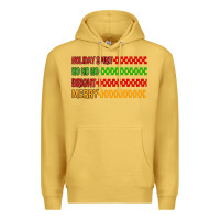 Antique Gold holiday spirit hohoho bright merry Premium Hoodie - MaliasSmallBusiness