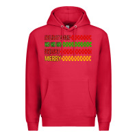 Cardinal holiday spirit hohoho bright merry Premium Hoodie - MaliasSmallBusiness