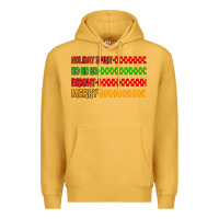 Mustard holiday spirit hohoho bright merry Premium Hoodie - MaliasSmallBusiness