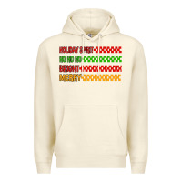 Sandshell holiday spirit hohoho bright merry Premium Hoodie - MaliasSmallBusiness