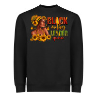 Black Afro American black mother leader queen Heavyweight Sweatshirt - RanaPortraitStore