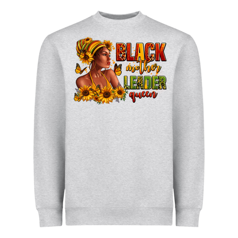 Afro American Black Mother Leader Queen Heavyweight Sweatshirt by RanaPortraitStore | Teevron