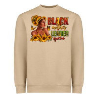 Mushroom Afro American black mother leader queen Heavyweight Sweatshirt - RanaPortraitStore