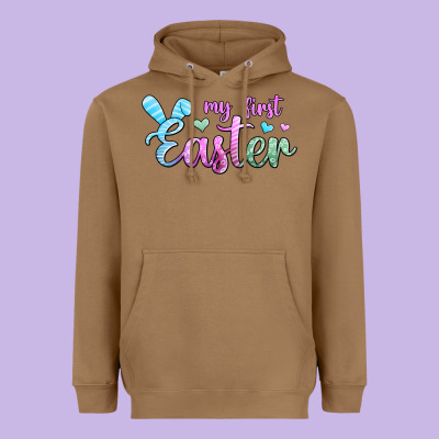 My First Easter Heavyweight Hoodie Designed By Jasminsmagicworld