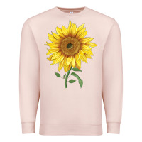 Pale Pink bambino sunflower Premium Sweatshirt - LillyAllenDesigns