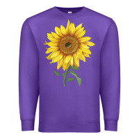 Purple bambino sunflower Premium Sweatshirt - LillyAllenDesigns