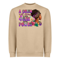Mushroom A queen will always turn pain into power Heavyweight Sweatshirt - RanaPortraitStore