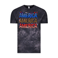 Cloud Black America america america fourth of july Vintage Tee - texasbilliewilder