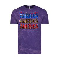 Cloud Purple America america america fourth of july Vintage Tee - texasbilliewilder