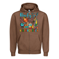 Chestnut ready to rock kindergarten Zipper Hoodie - JahusDesignShop