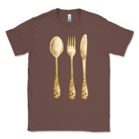 Spoon Fork Knife Fa Element Classic Tee | Teevron