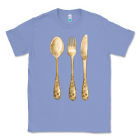 Colony Blue spoon fork knife fa element Classic Tee - FaDigitalArtStudio