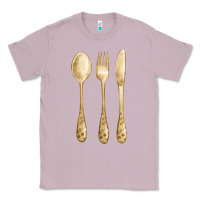 Lilac spoon fork knife fa element Classic Tee - FaDigitalArtStudio