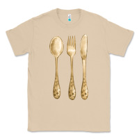 Mushroom spoon fork knife fa element Classic Tee - FaDigitalArtStudio