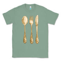 Sage spoon fork knife fa element Classic Tee - FaDigitalArtStudio