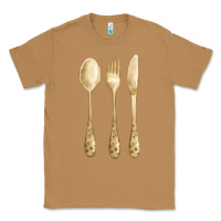 Toasted Coconut spoon fork knife fa element Classic Tee - FaDigitalArtStudio