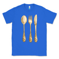 True Royal spoon fork knife fa element Classic Tee - FaDigitalArtStudio
