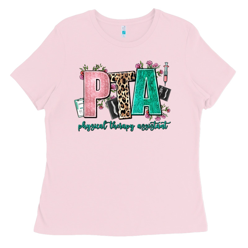 Pta Physical Therapy Assistant Ladies Tee by AdoDesignShop | Teevron
