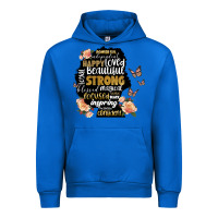 Cobalt black woman silhouette Urban Hoodie - Artiststas