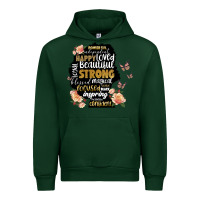 Forest Green black woman silhouette Urban Hoodie - Artiststas