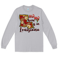 Moon Dust ho ho home is in louisiana Long Sleeve Tee - FaDigitalArtStudio