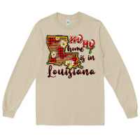 Mushroom ho ho home is in louisiana Long Sleeve Tee - FaDigitalArtStudio