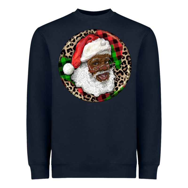 Afro Santa Christmas Heavyweight Sweatshirt by RanaPortraitStore | Teevron