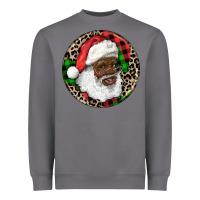 Storm Afro Santa Christmas Heavyweight Sweatshirt - RanaPortraitStore