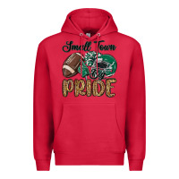 Cardinal small town big pride green Premium Hoodie - MaliasSmallBusiness