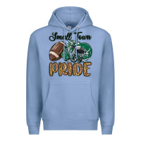 Colony Blue small town big pride green Premium Hoodie - MaliasSmallBusiness