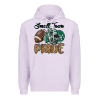 Lilac small town big pride green Premium Hoodie - MaliasSmallBusiness