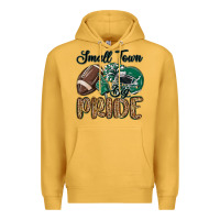Small Town Big Pride Green Premium Hoodie | Teevron