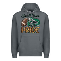 Rock small town big pride green Premium Hoodie - MaliasSmallBusiness