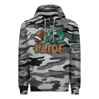 Slate Camo small town big pride green Premium Hoodie - MaliasSmallBusiness