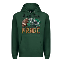Sports Green small town big pride green Premium Hoodie - MaliasSmallBusiness