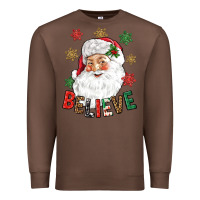 Chestnut Believe Christmas Premium Sweatshirt - NancyCooperArtShop