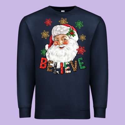 Believe Christmas Premium Sweatshirt Designed By Nancycooperartshop
