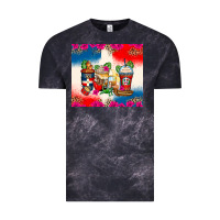 Cloud Black dominican republic coffee cups Vintage Tee - Zillion Design Studio