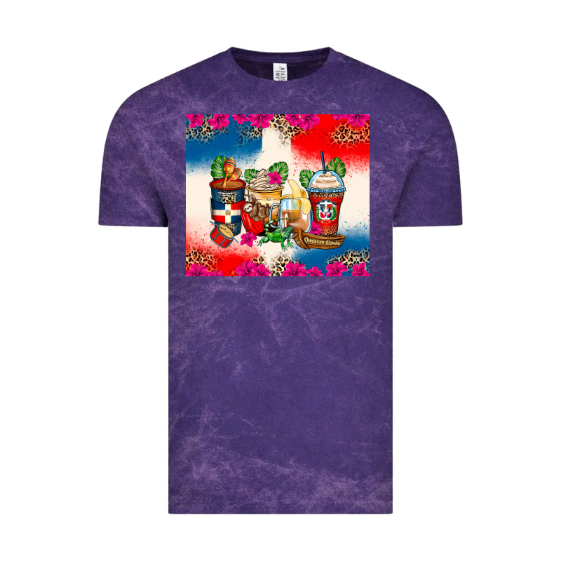 Dominican Republic Coffee Cups Vintage Tee by Zillion Design Studio | Teevron