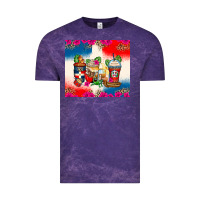 Cloud Purple dominican republic coffee cups Vintage Tee - Zillion Design Studio