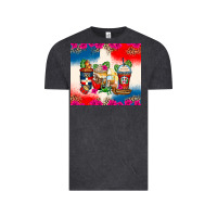 Vintage Black dominican republic coffee cups Vintage Tee - Zillion Design Studio