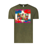 Vintage Olive dominican republic coffee cups Vintage Tee - Zillion Design Studio